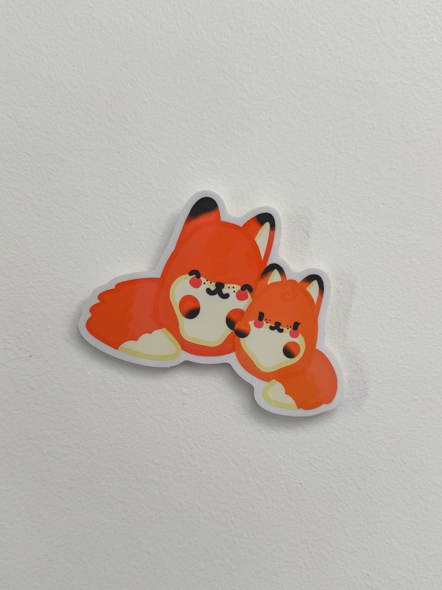 Fox Family Sticker