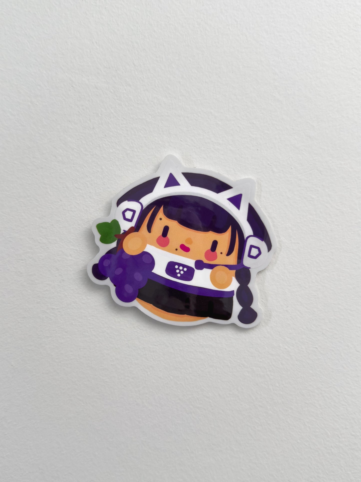 Grape Girl Sticker