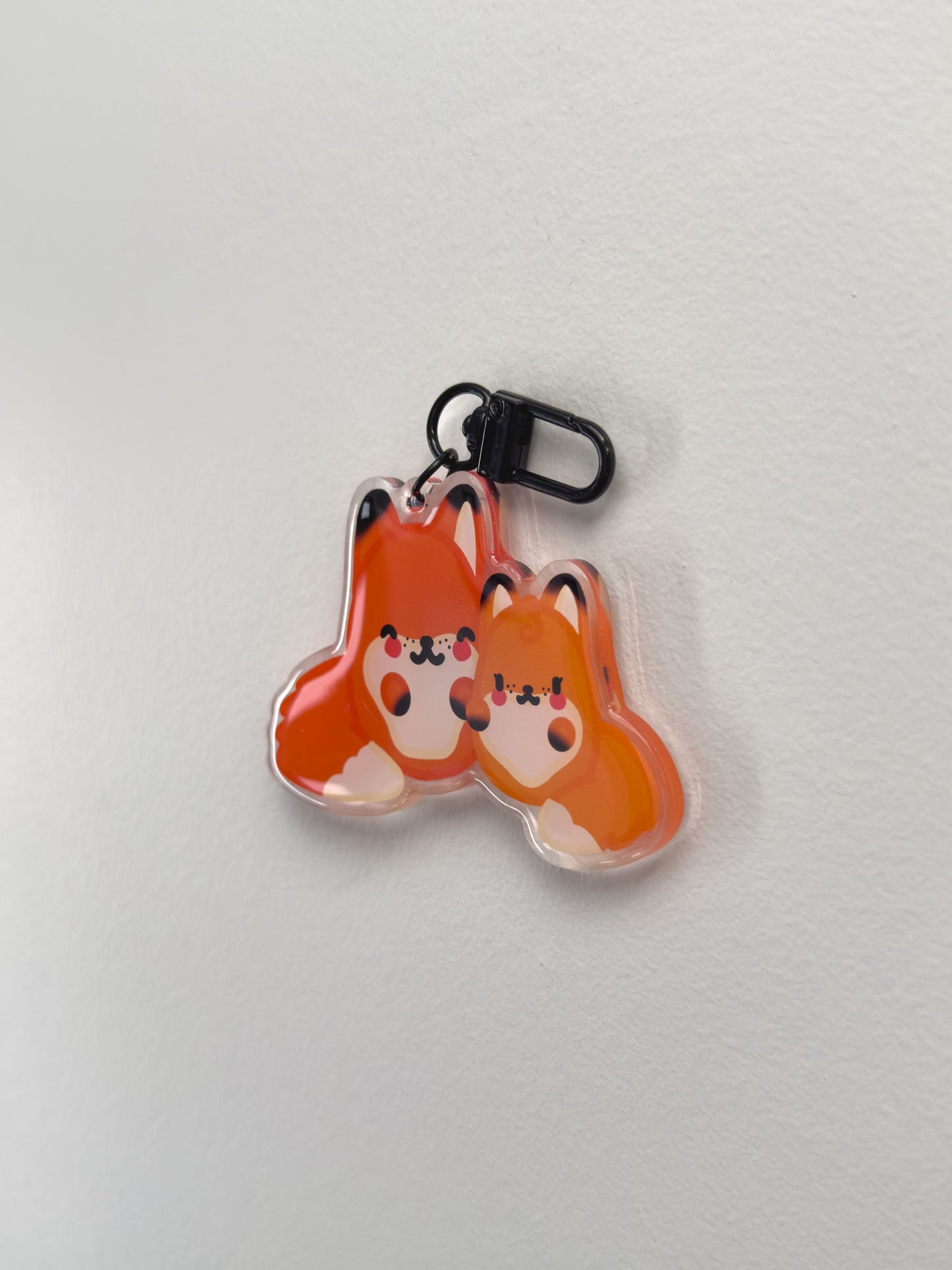 Fox Family Keychain