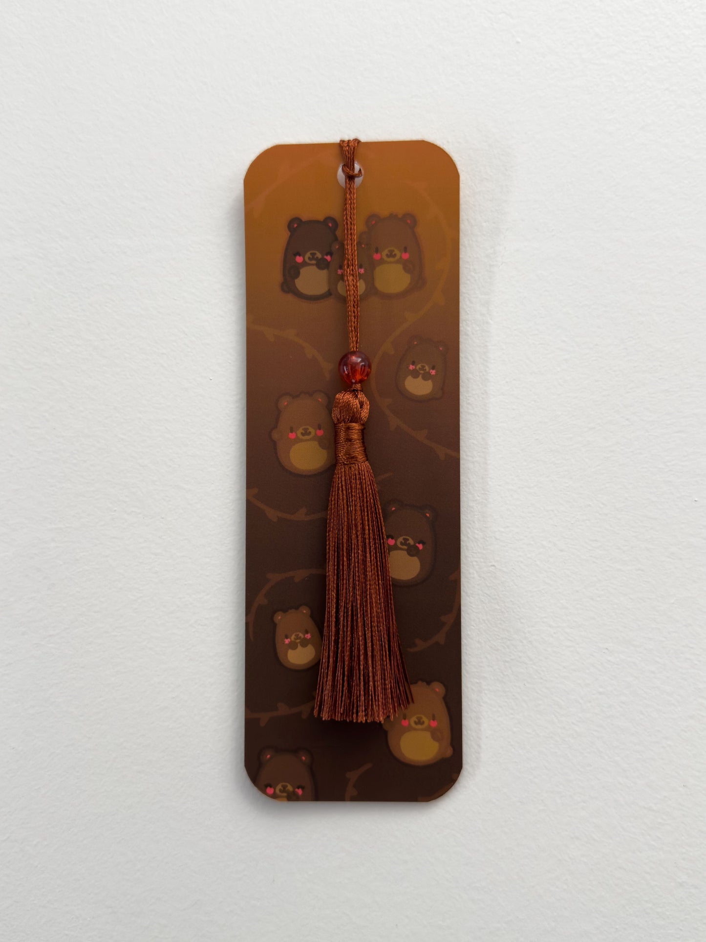 Bear Family Tassel Bookmark