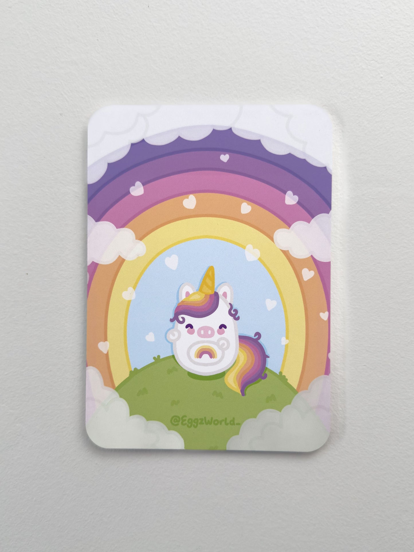 Rainbow Unicorn A6 Print