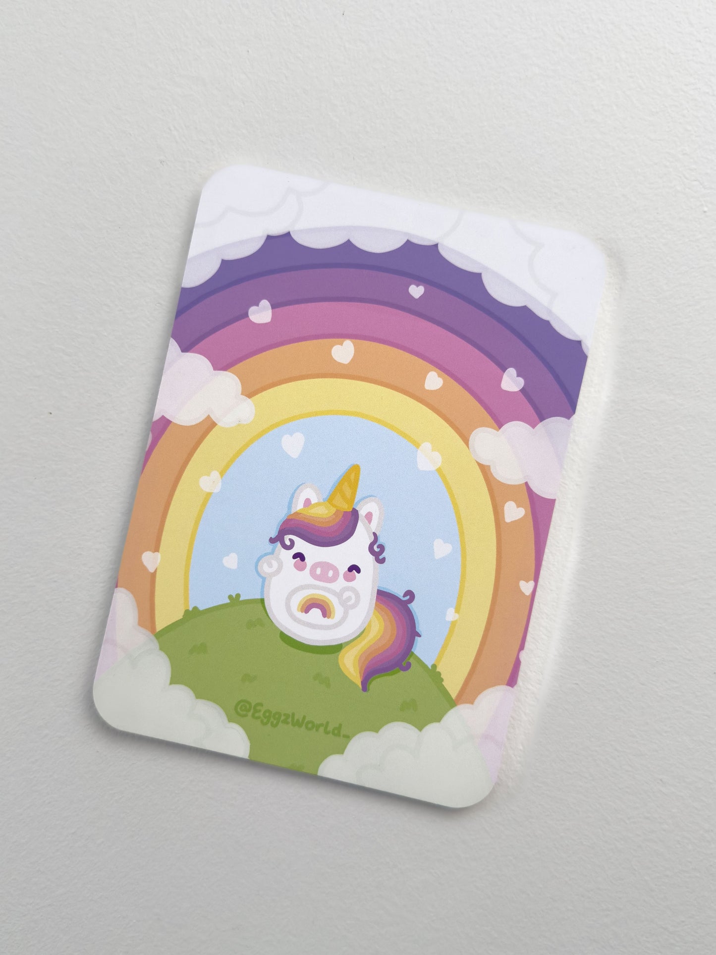 Rainbow Unicorn A6 Print