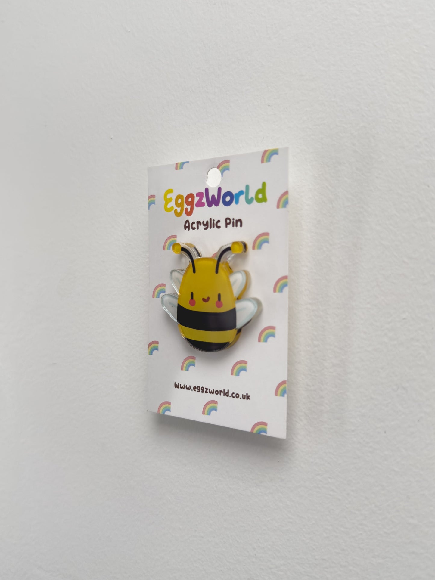 Bee Acrylic Pin