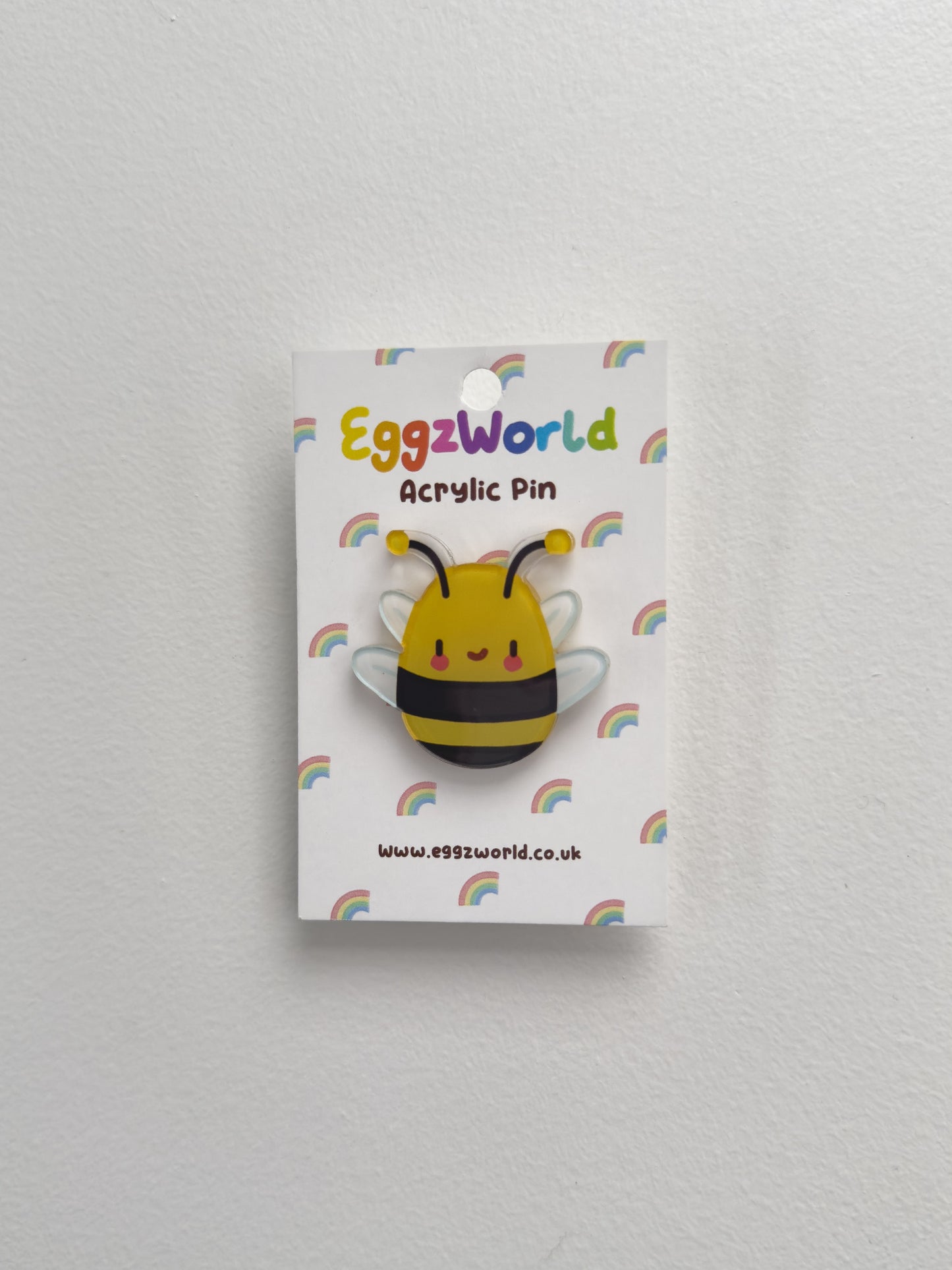 Bee Acrylic Pin