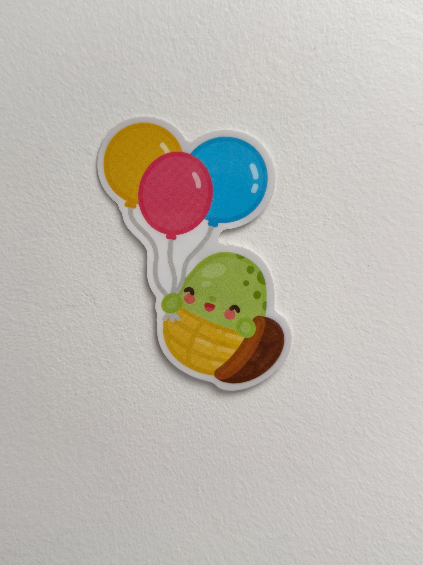 Balloon Turtle Sticker