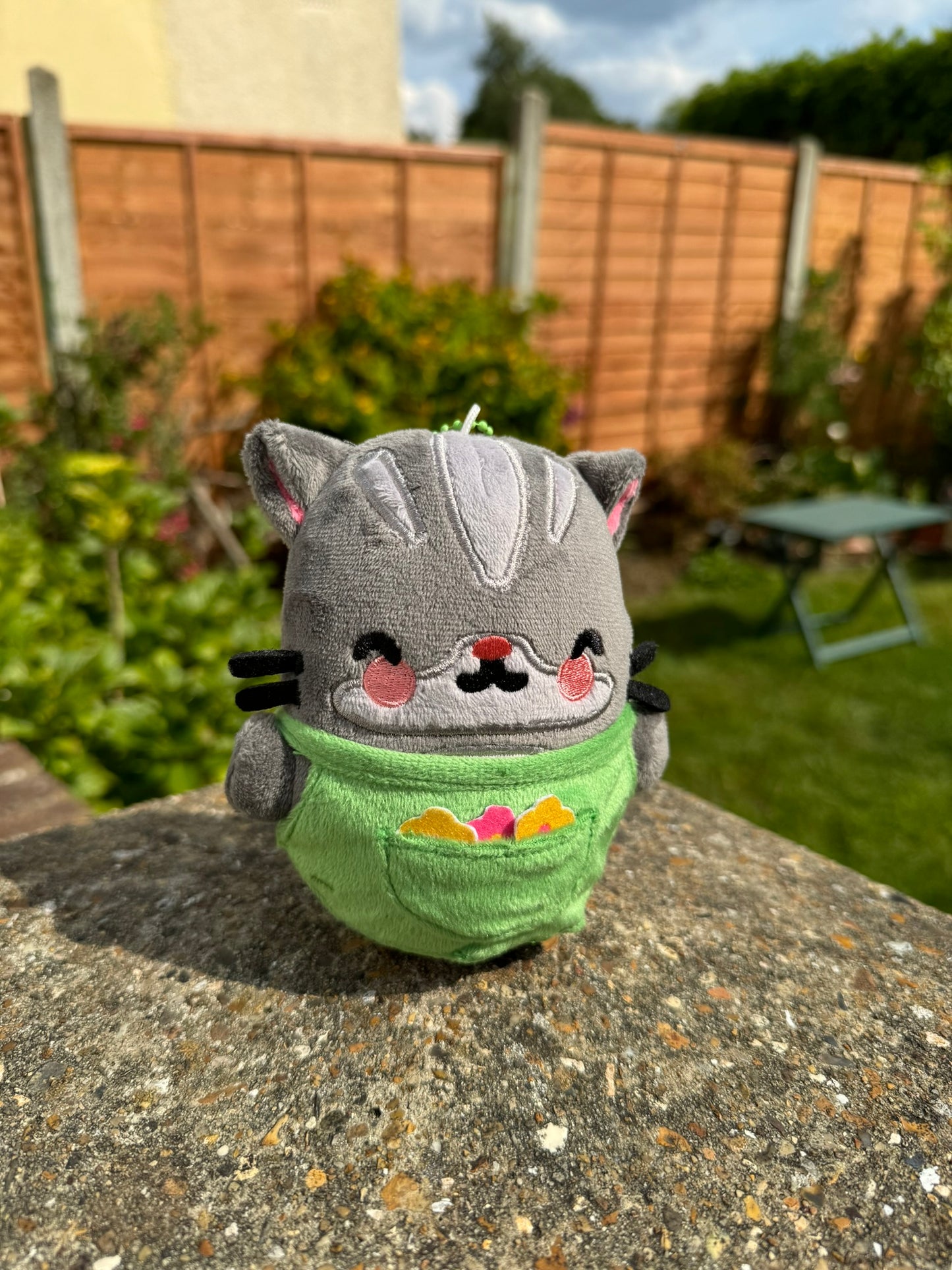 Mini Happy Kitty Keychain Plushie