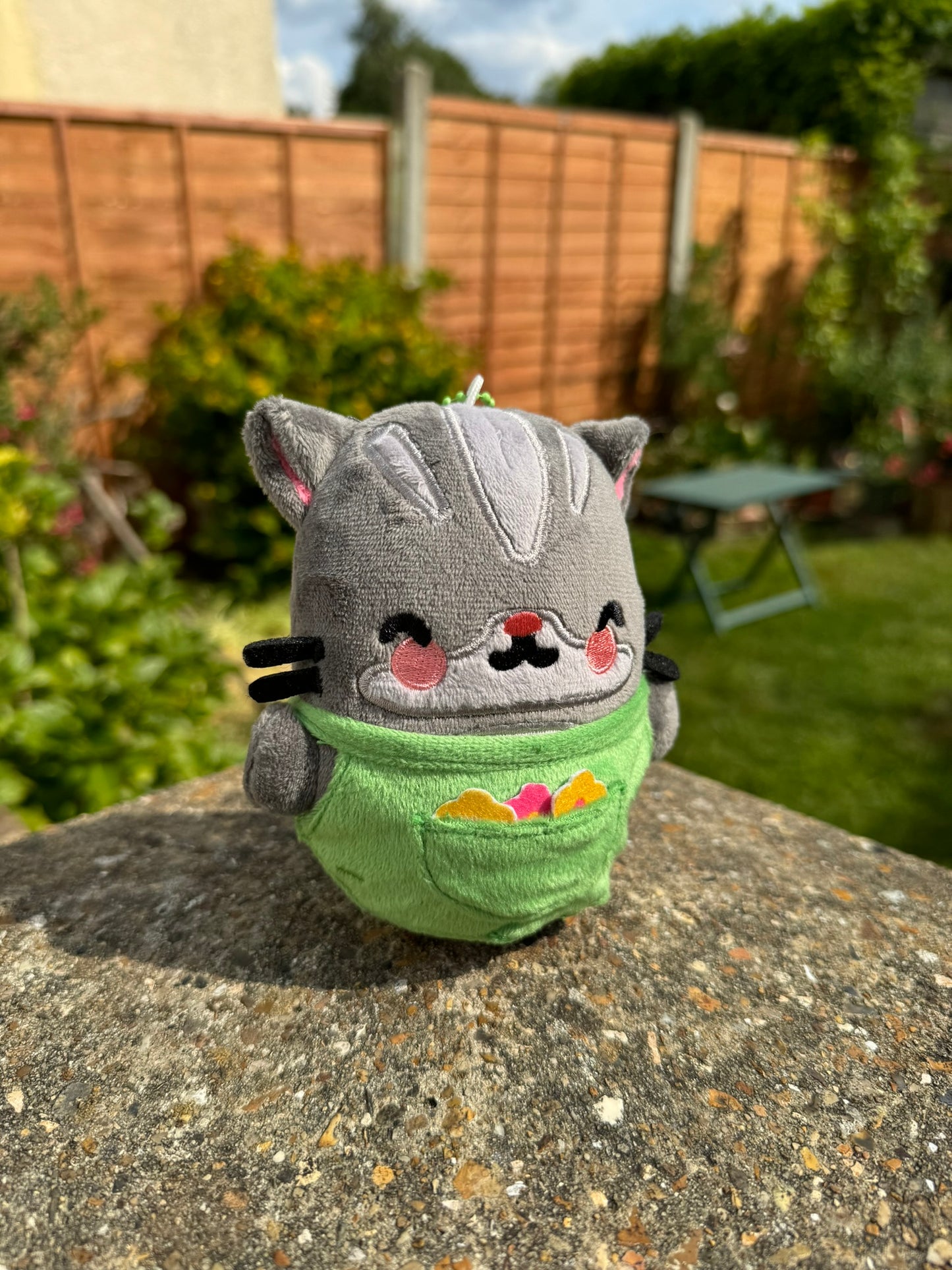 Mini Happy Kitty Keychain Plushie