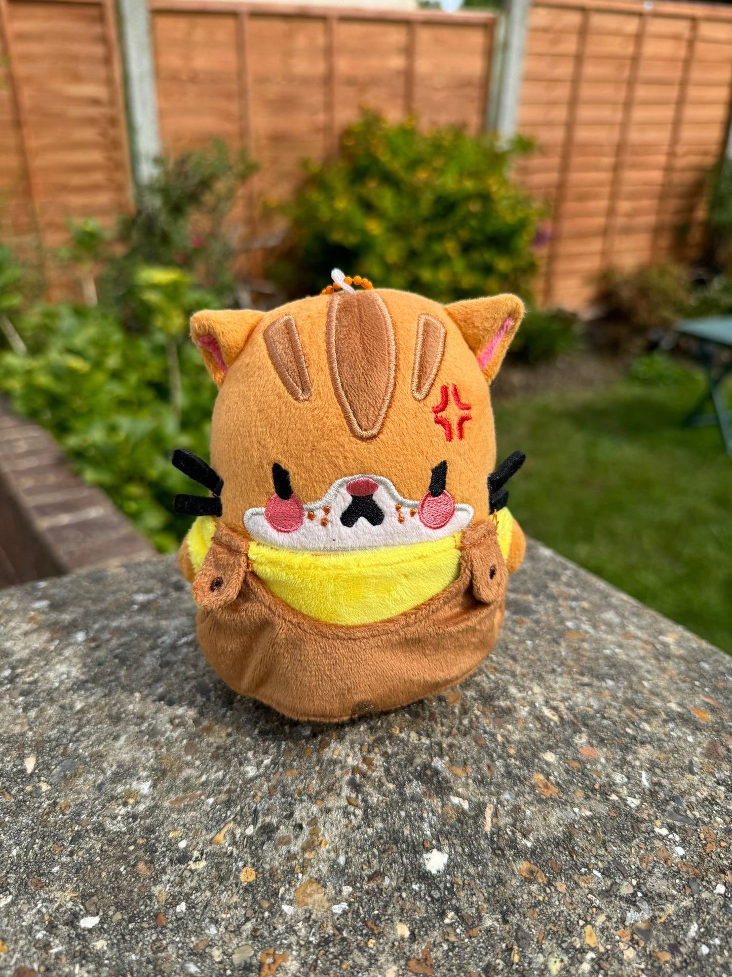 Mini Angy Kitty Keychain Plushie