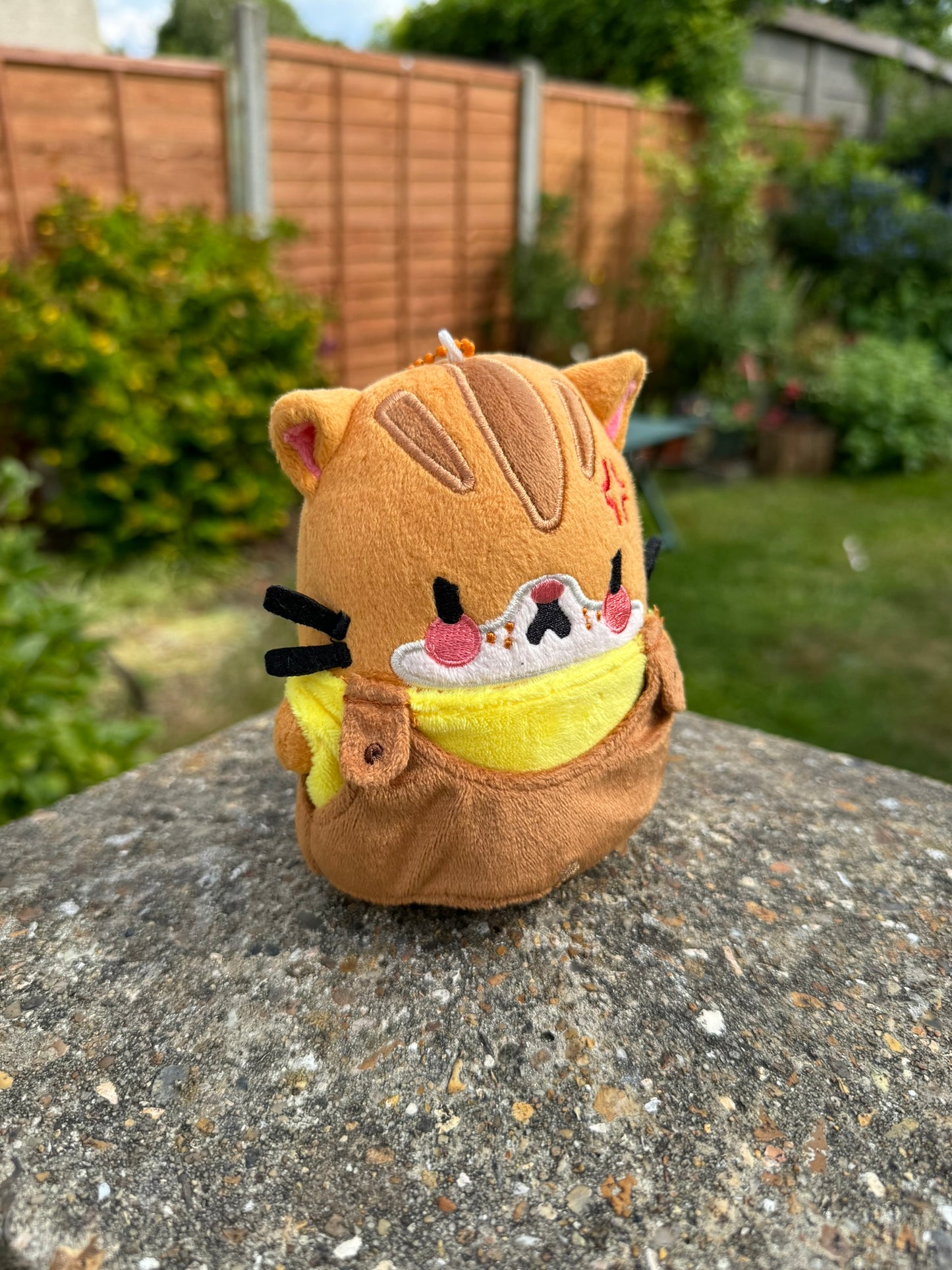 Mini Angy Kitty Keychain Plushie