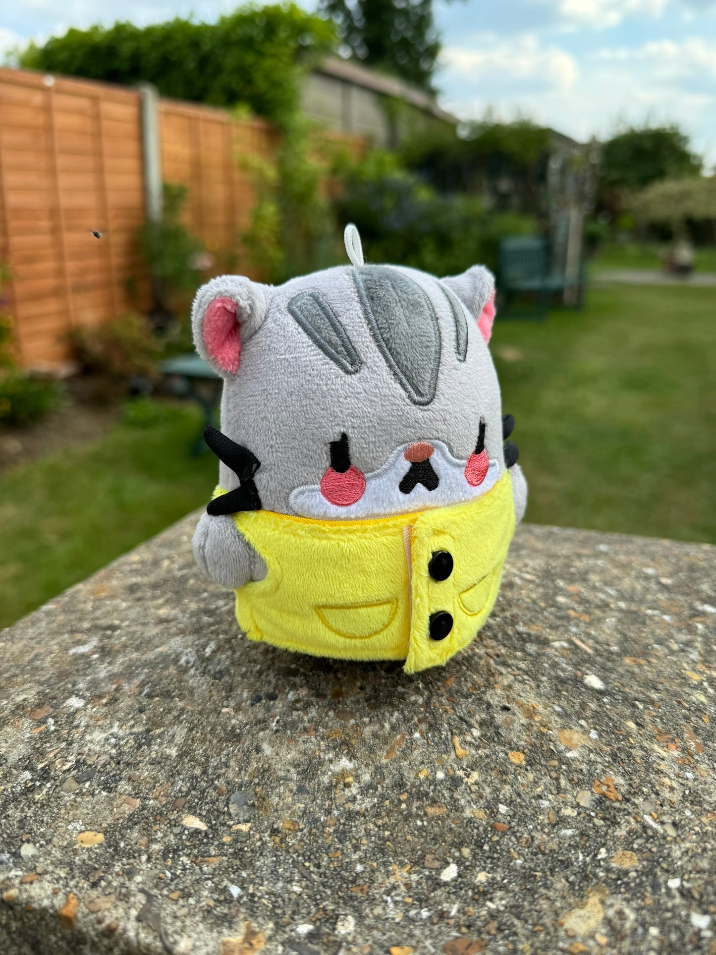 Mini Sad Kitty Keychain Plushie