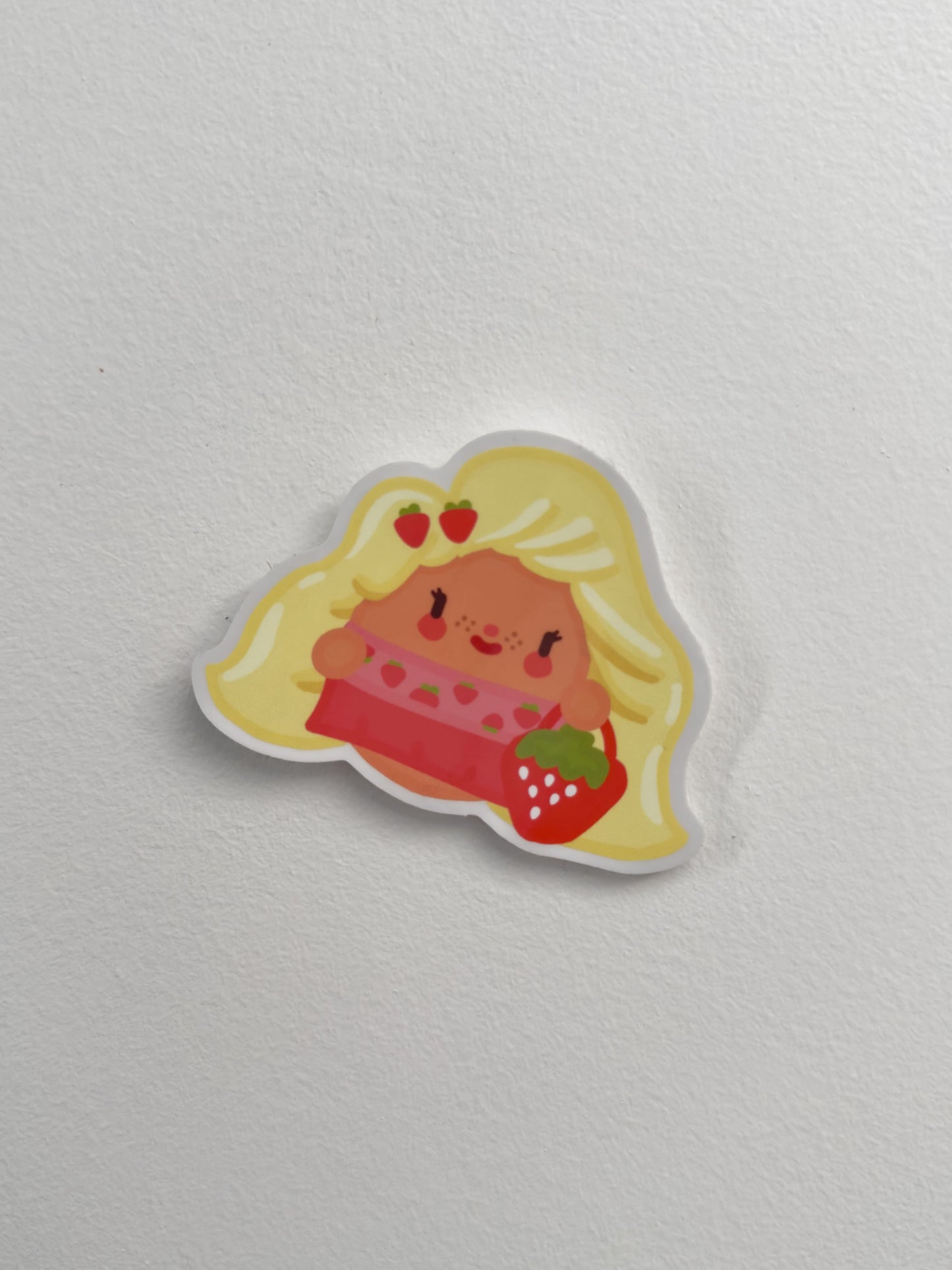 Strawberry Girl Sticker