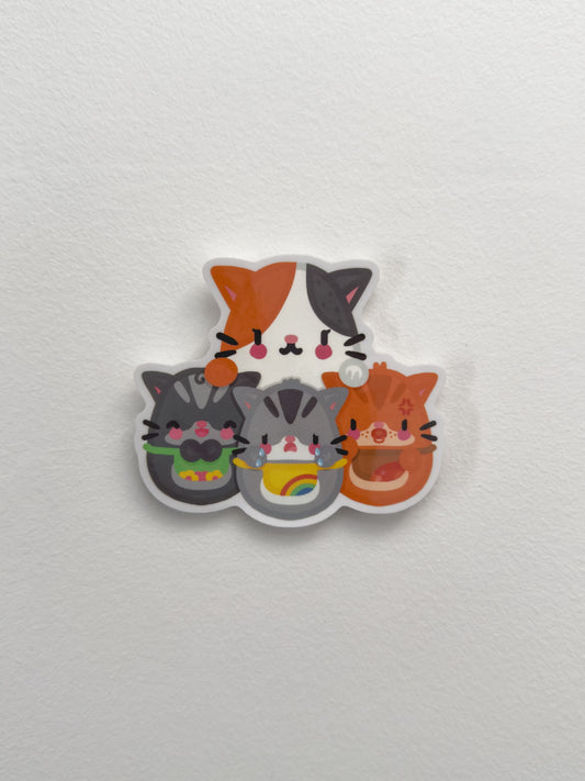 Kitty Babies Sticker