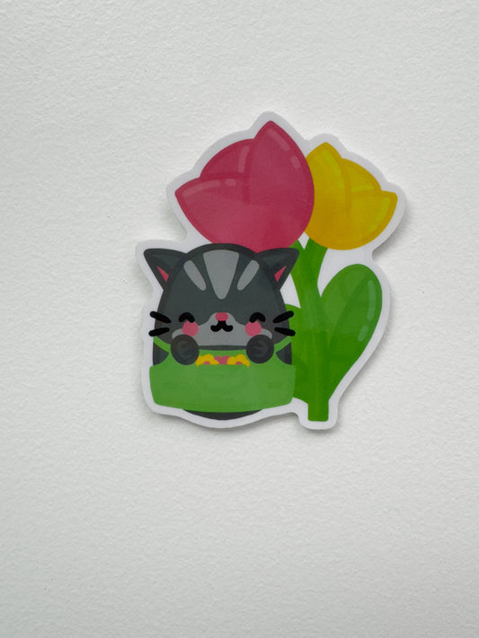 Happy Kitty Sticker