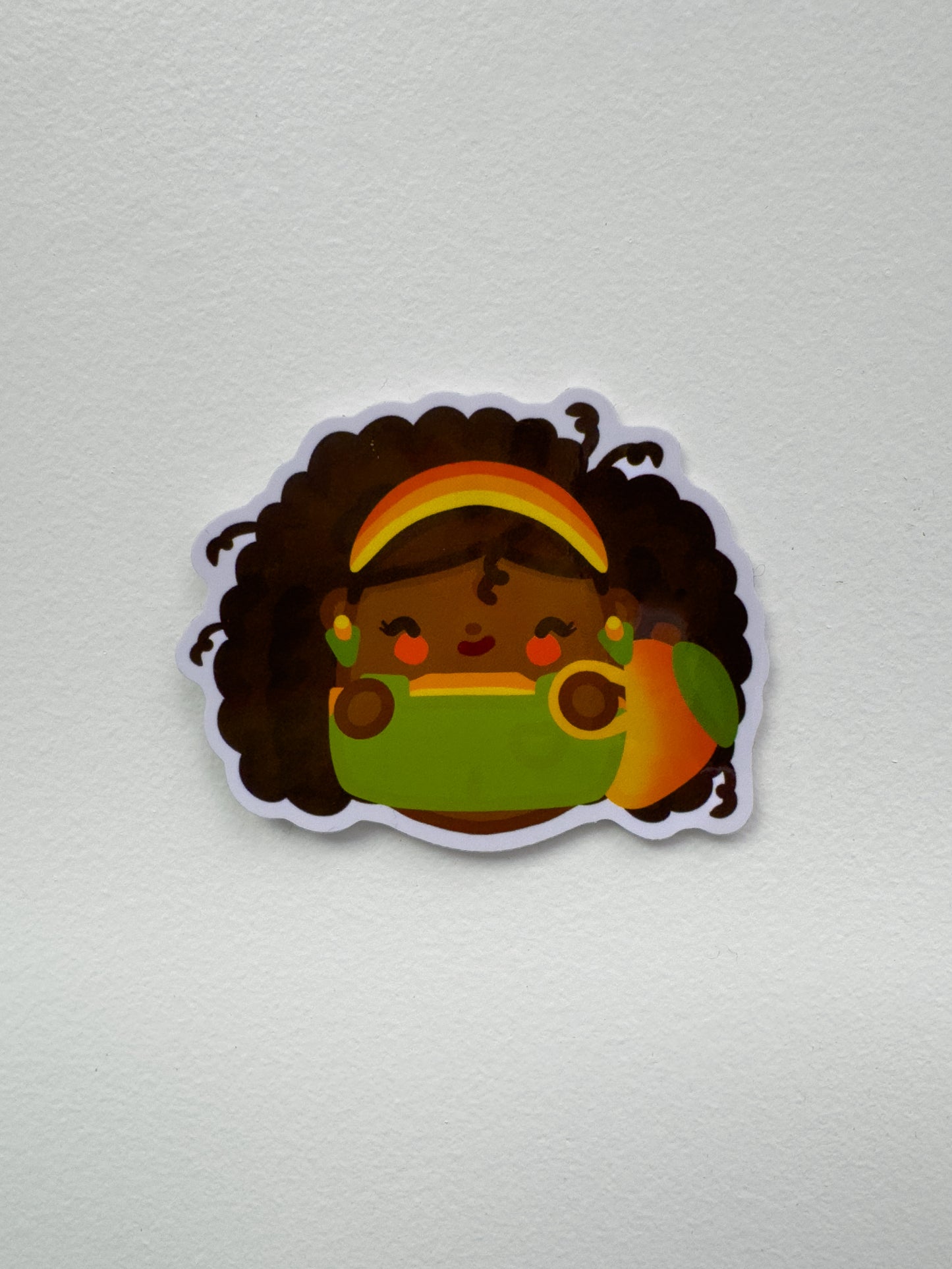 Mango Girl Sticker