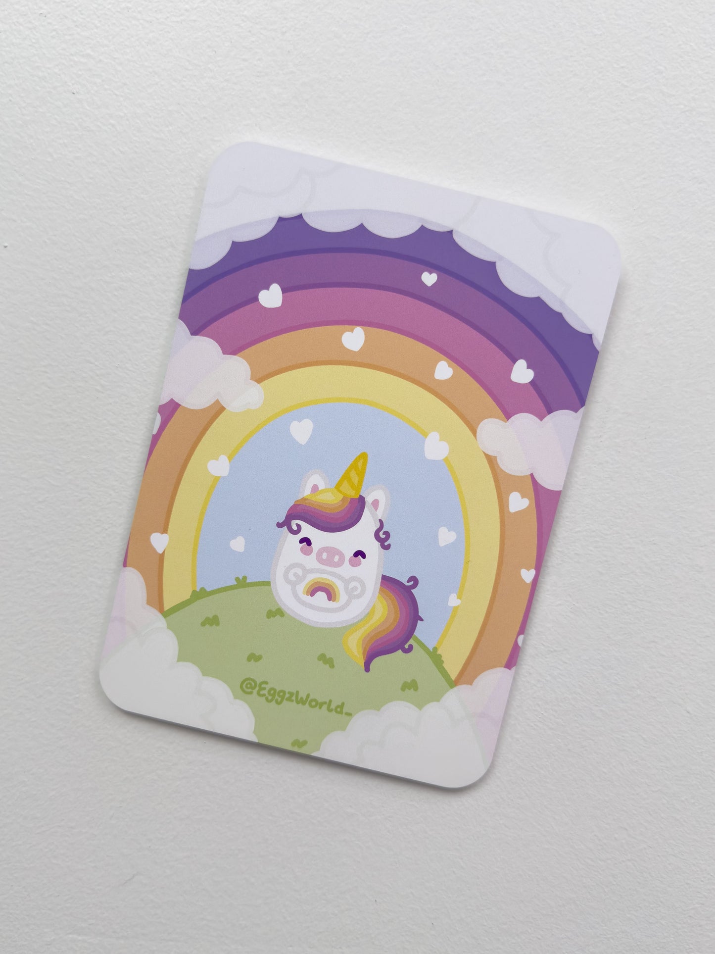 Rainbow Unicorn A6 Print