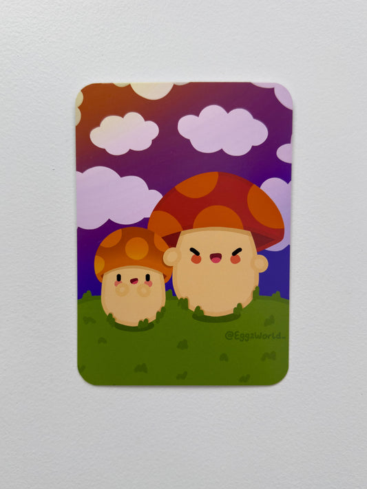 Mushrooms A6 Print