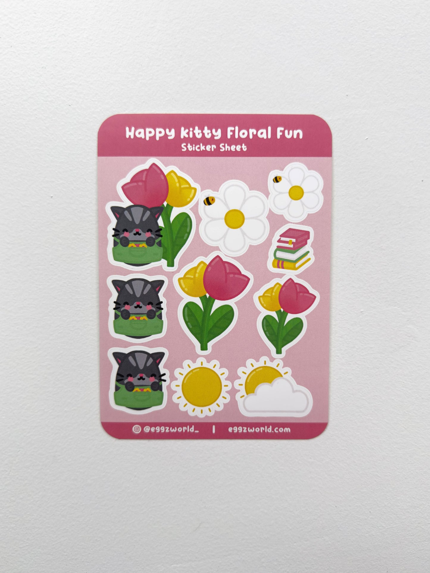 Happy Kitty Sticker Sheet