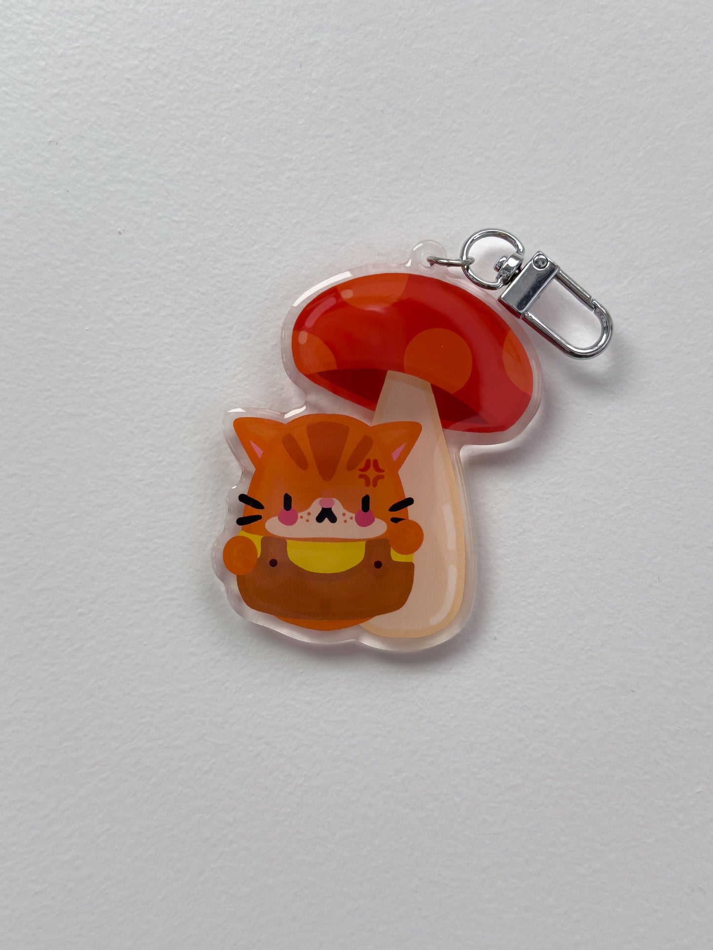 Angy Kitty Keychain