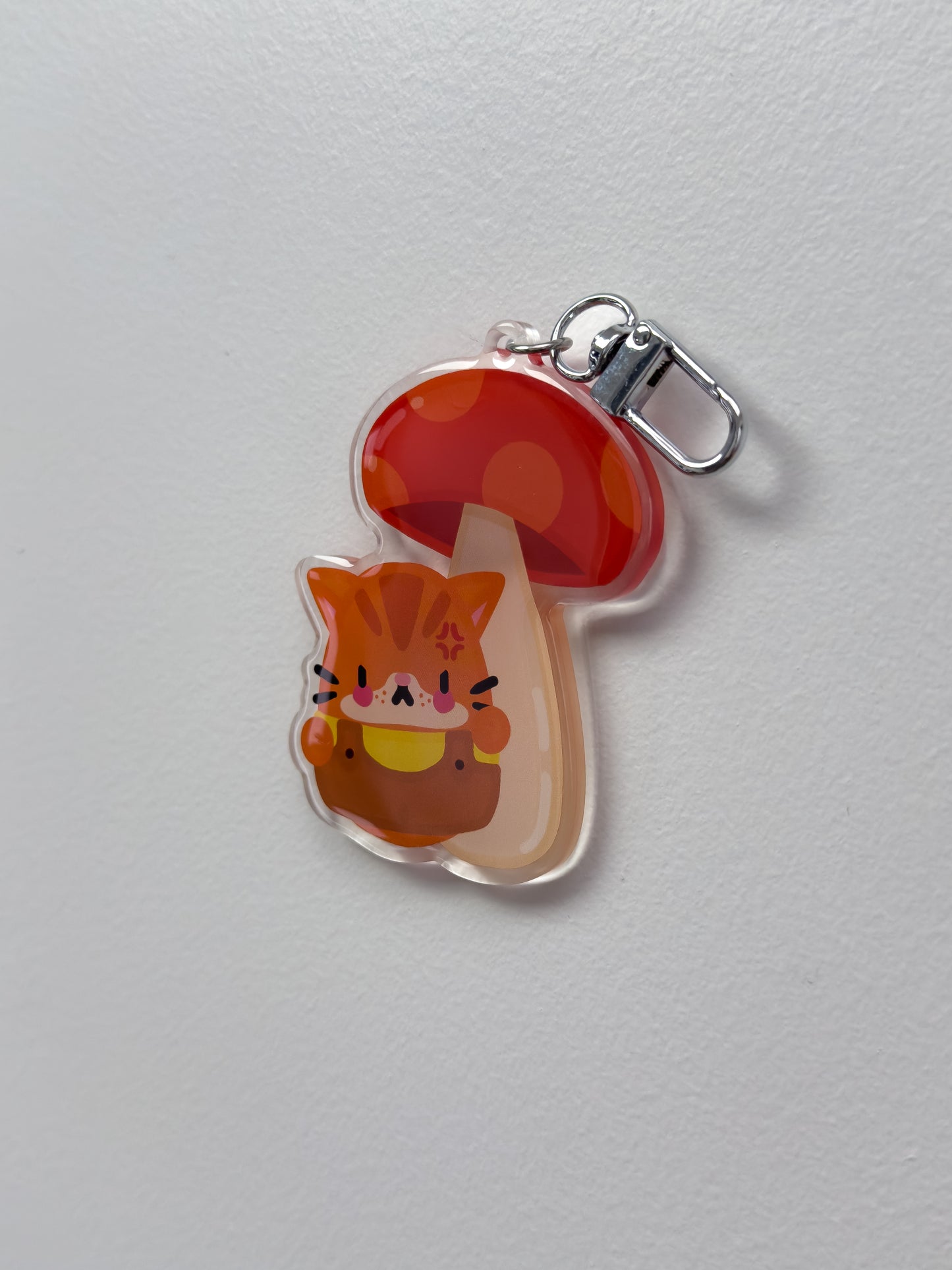 Angy Kitty Keychain