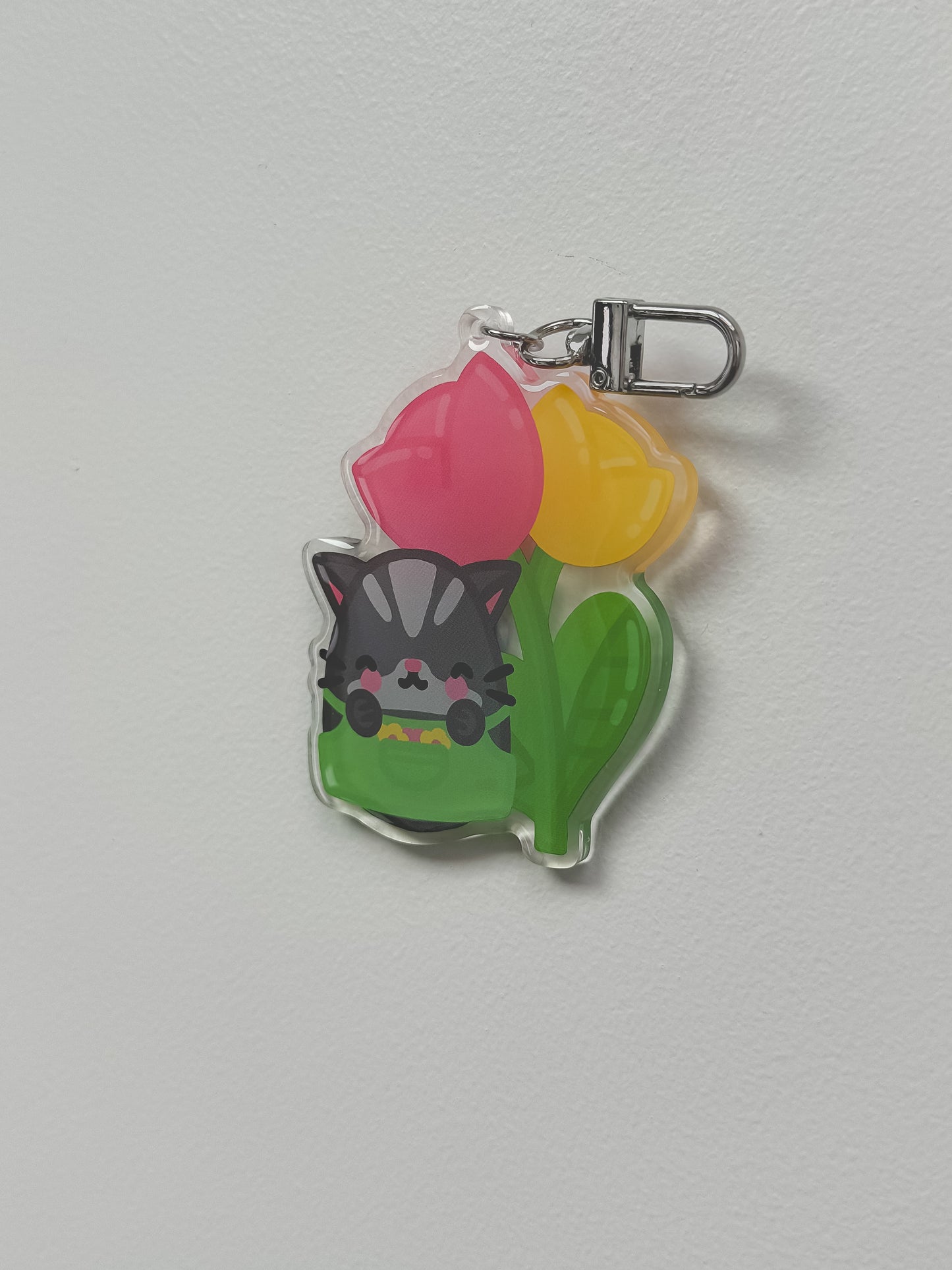 Happy Kitty Keychain