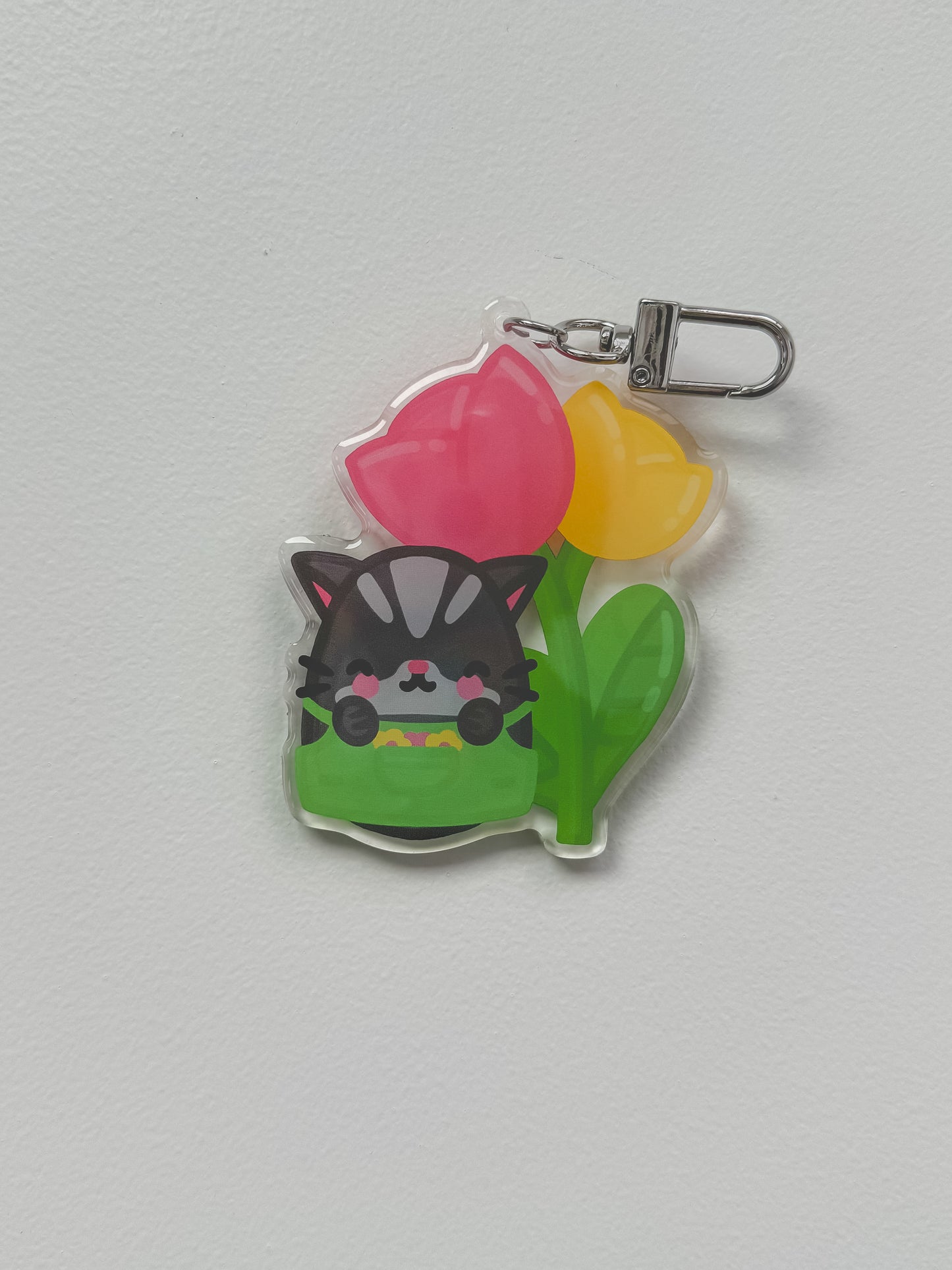 Happy Kitty Keychain