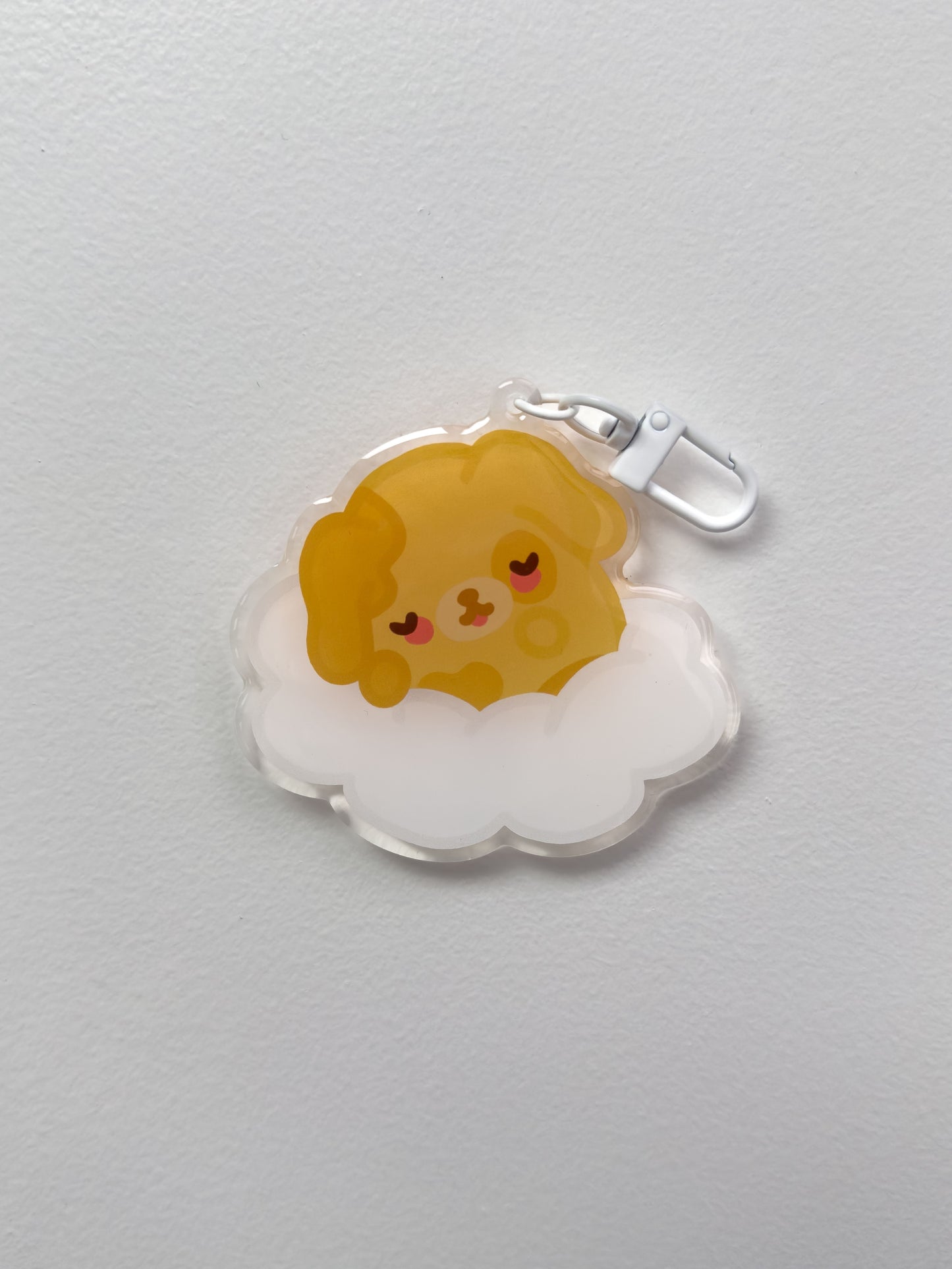 Sleepy Dog Keychain