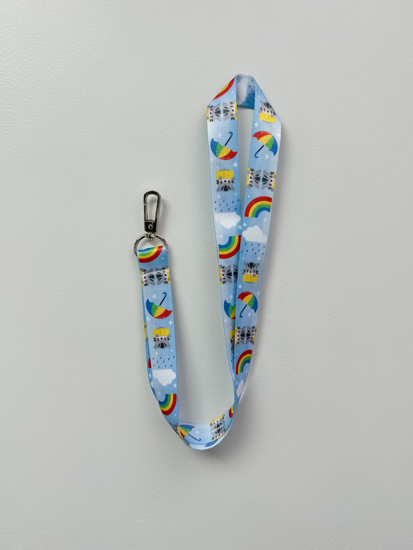 Sad Kitty Lanyard