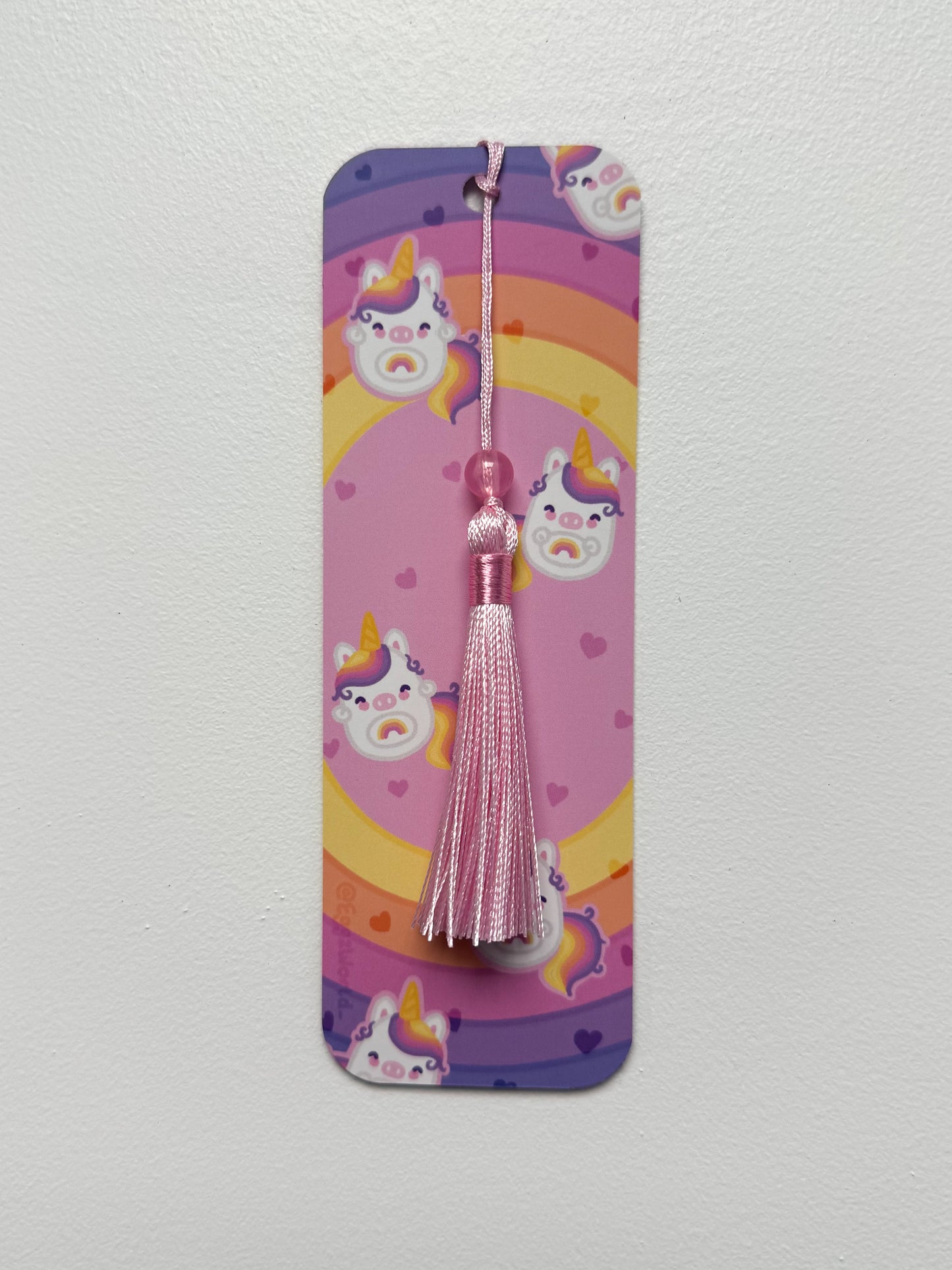 Rainbow Unicorn Tassel Bookmark