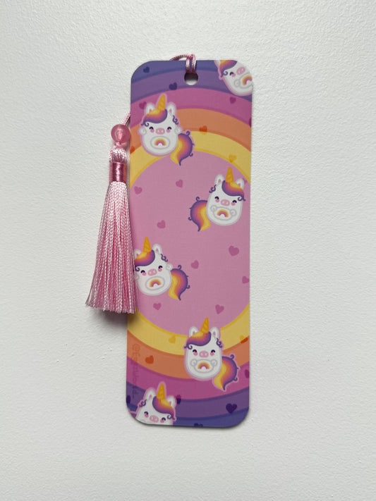 Rainbow Unicorn Tassel Bookmark