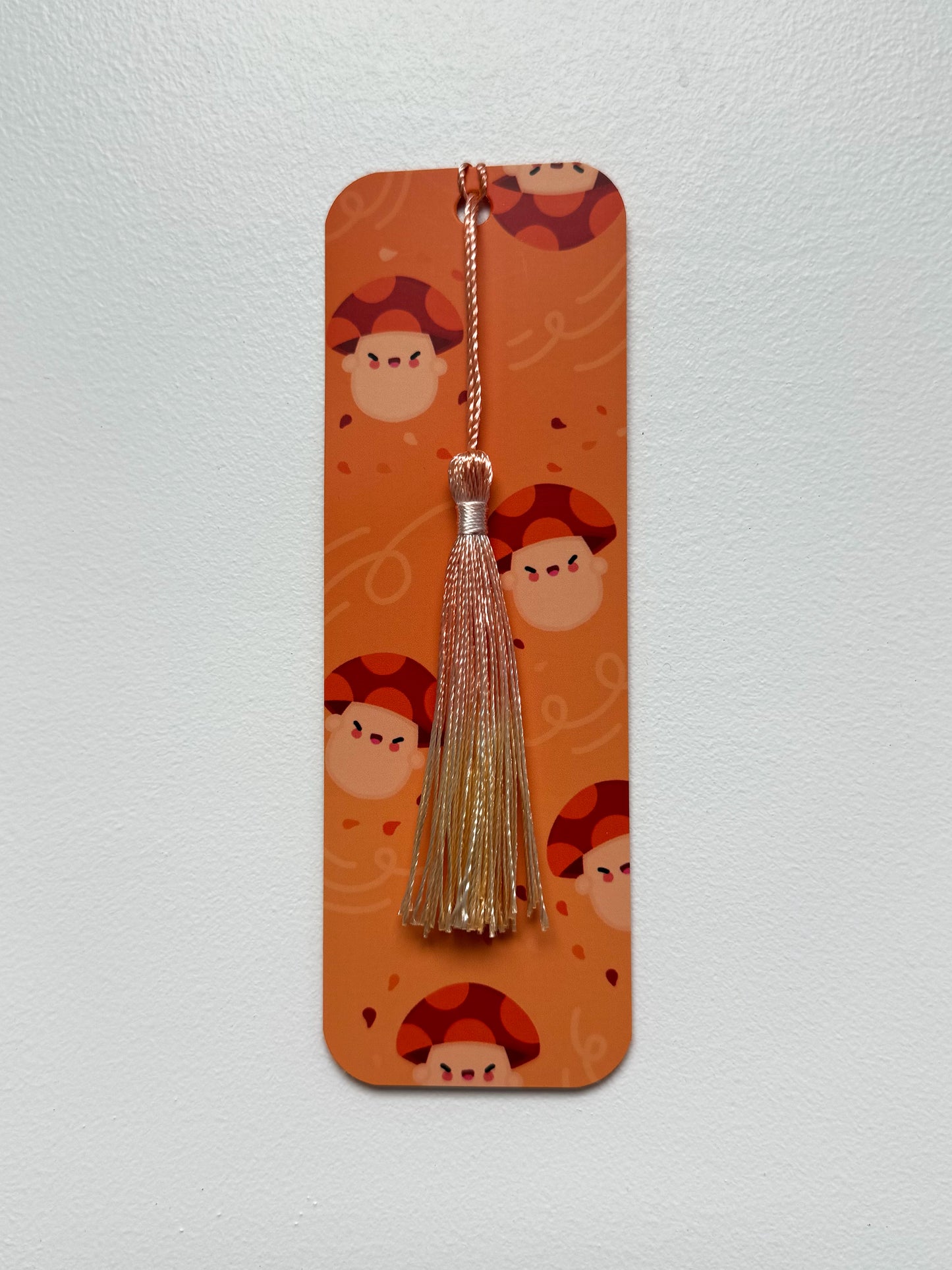 Mushroom Tassel Bookmark