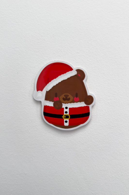 Santa Bear Sticker