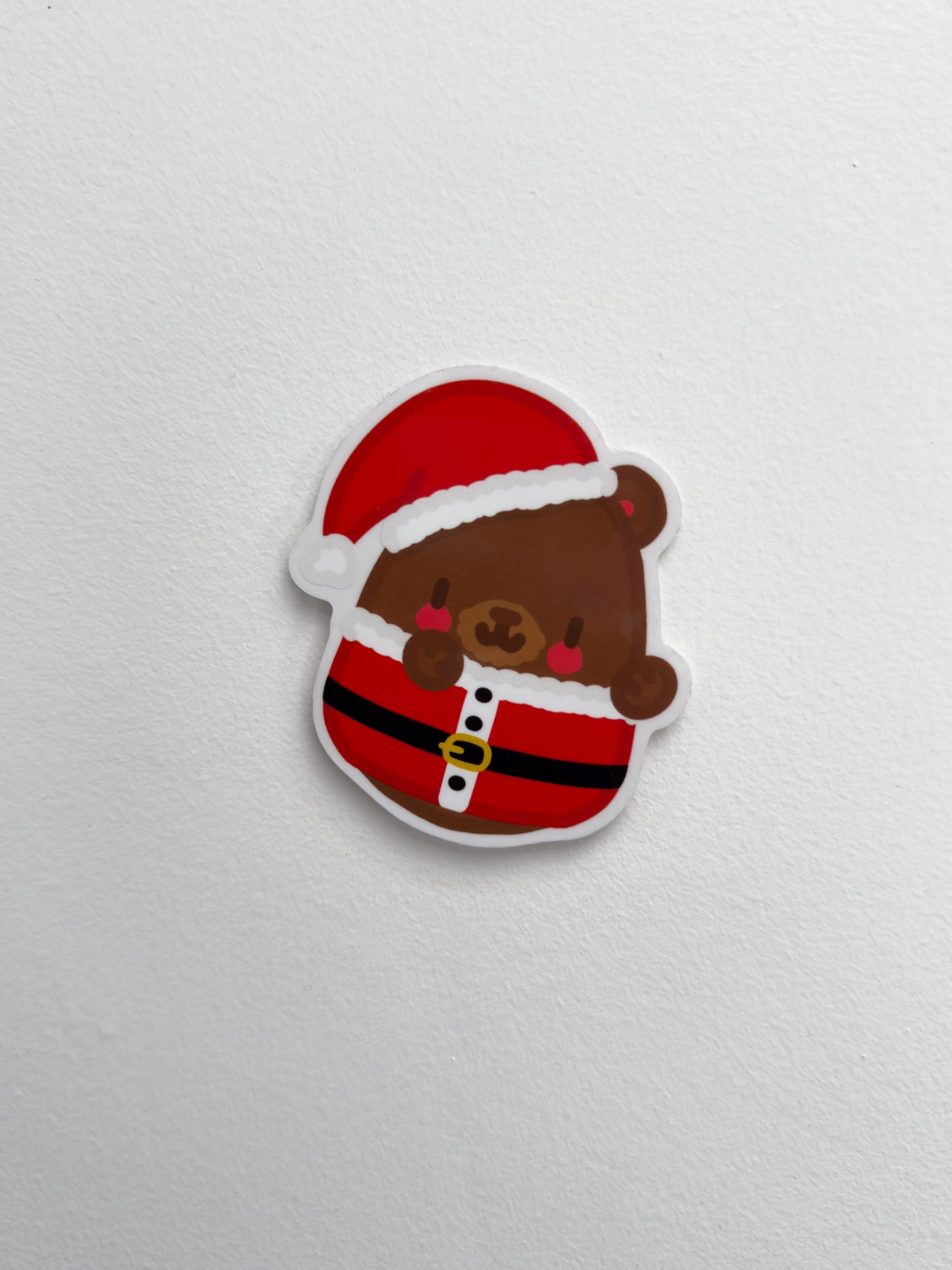 Santa Bear Sticker