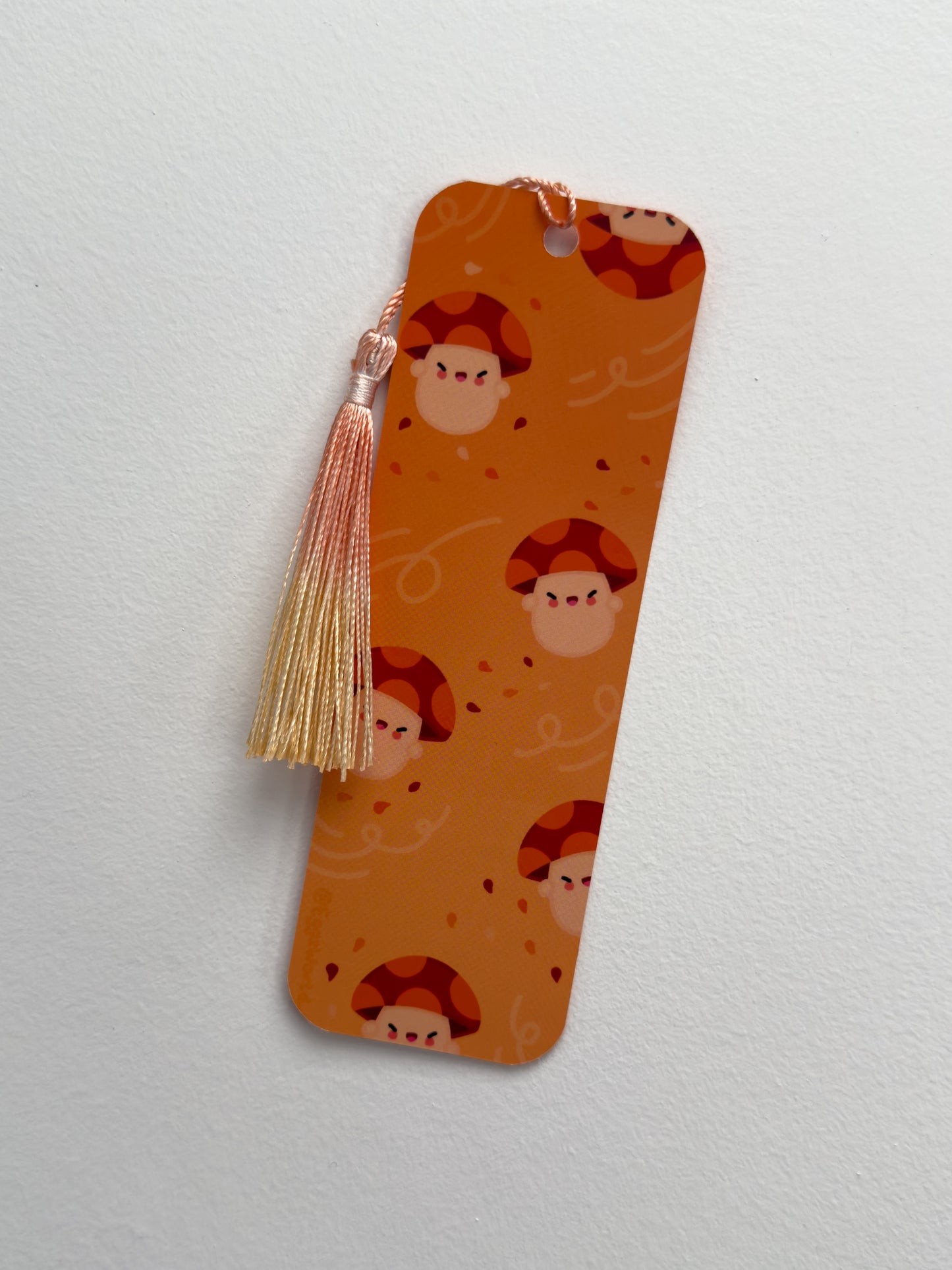 Mushroom Tassel Bookmark