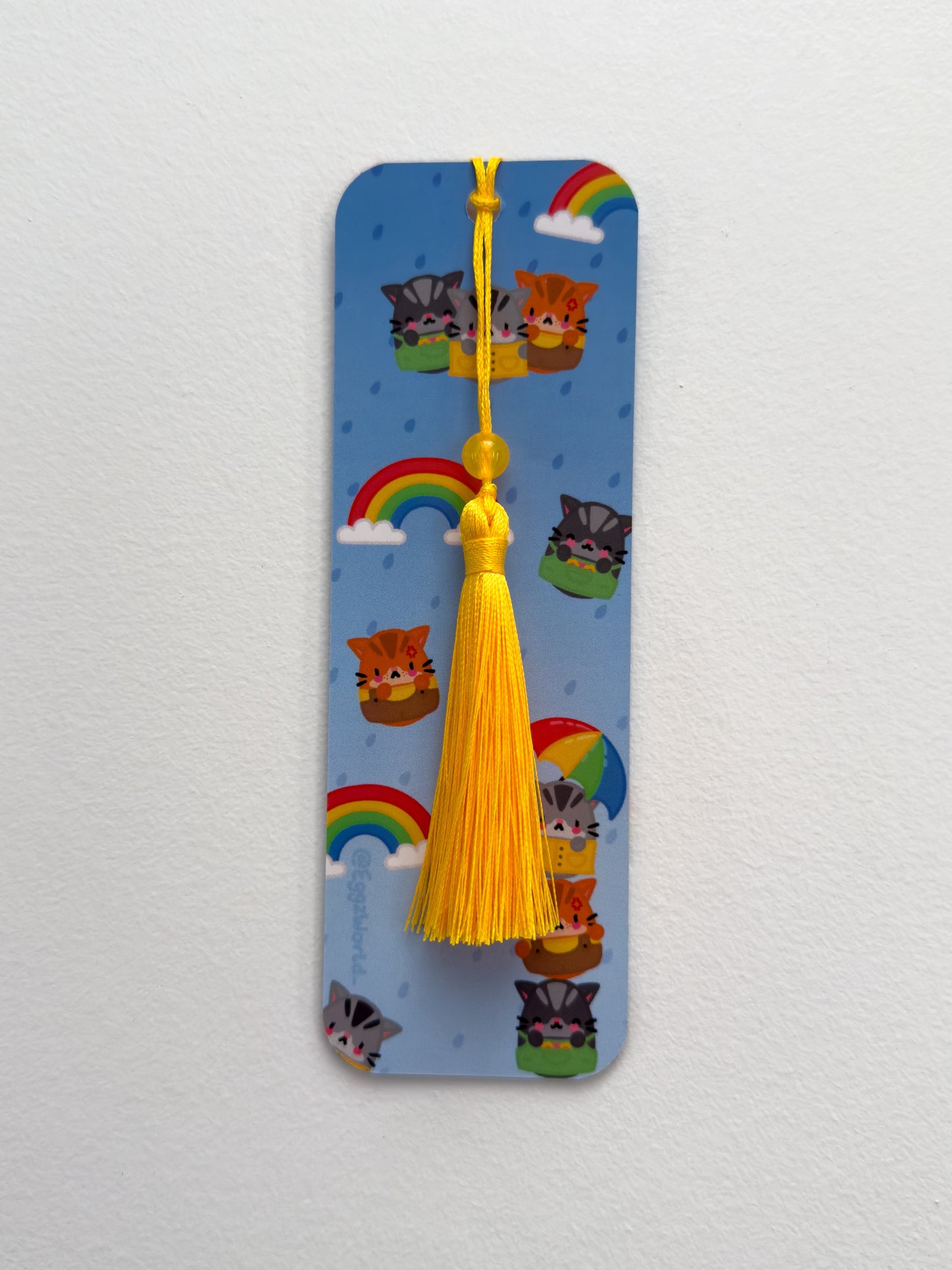 Kitty Family Tassel Bookmark