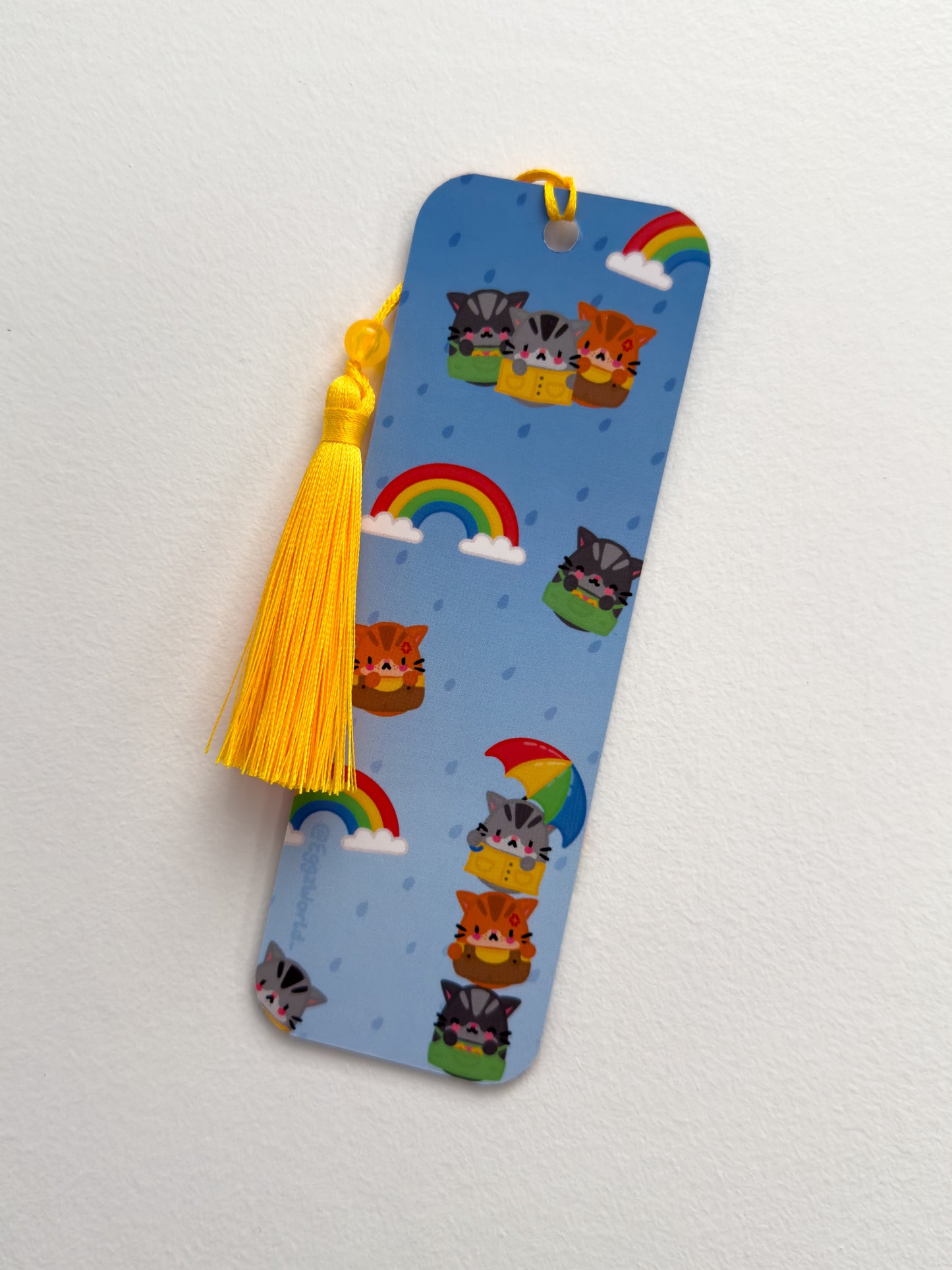 Kitty Family Tassel Bookmark