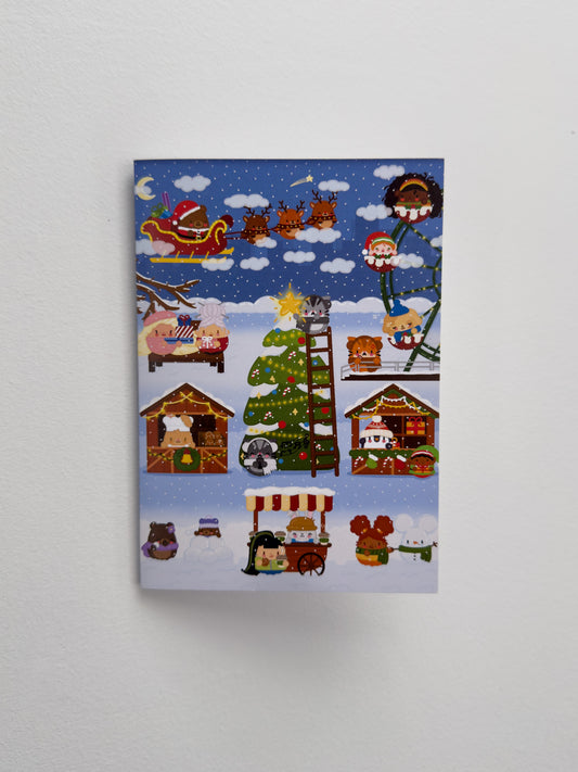 Winterland at EggzWorld Christmas Card