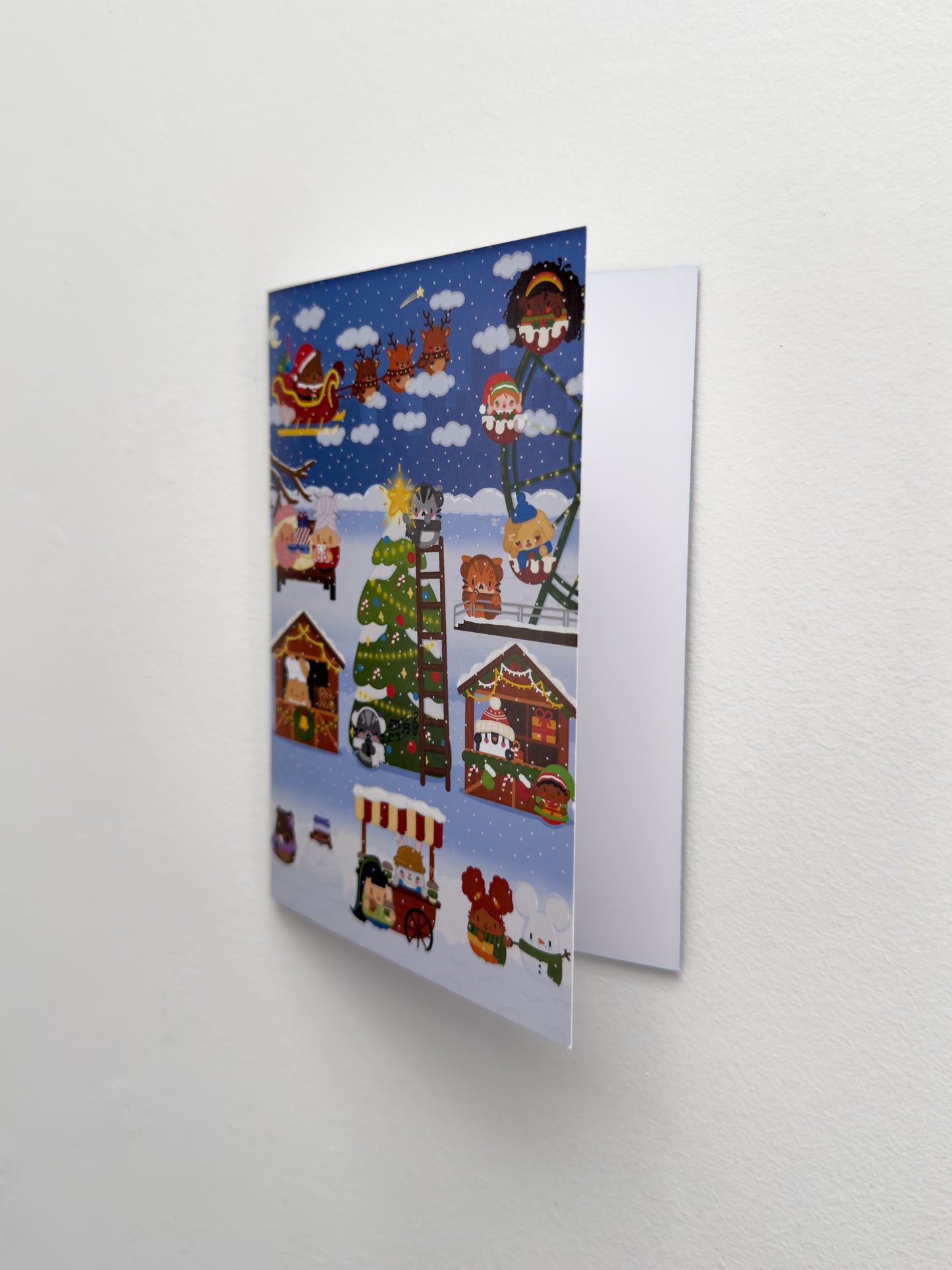 Winterland at EggzWorld Christmas Card