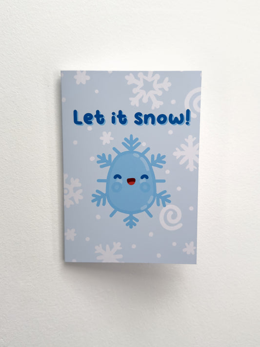 Let It Snow Christmas Card