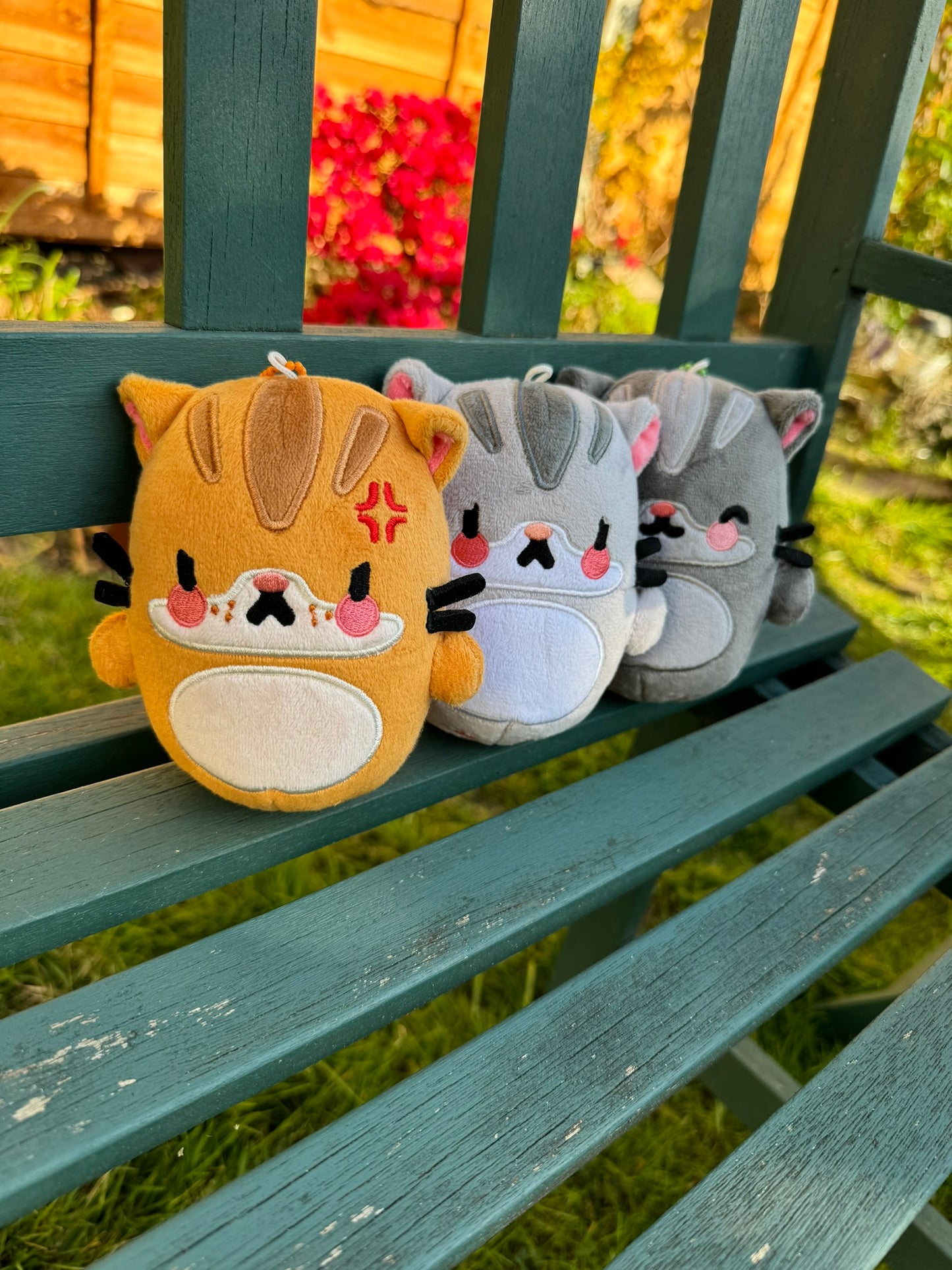 Mini Angy Kitty Keychain Plushie